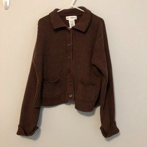 Gymboree Autumn Berries XXL 6-7 yrs Brown cardigan